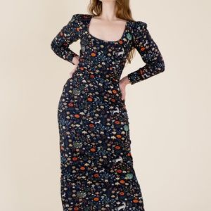 Samantha Pleet Black Illuminated Aphrodite Dress